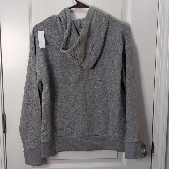 Time and Tru Women's Zip Up Fleece Hoodie Jacket - Picture 8 of 10